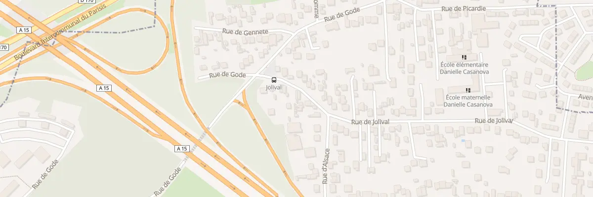 Plan du 8B Rue de Jolival à Argenteuil