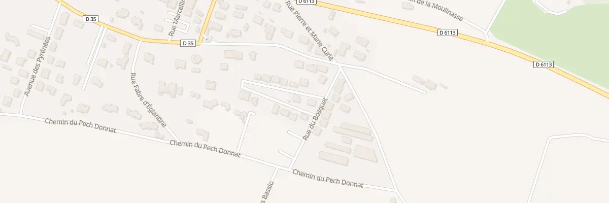 Plan du 3 Rue Pierre Paul Riquet à Pezens