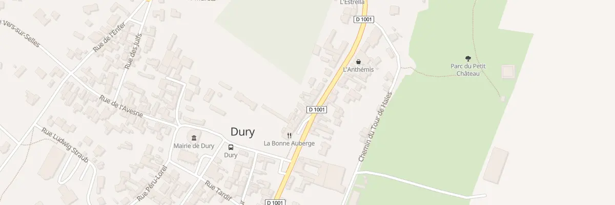 Plan du 73 Rte Nationale à Dury