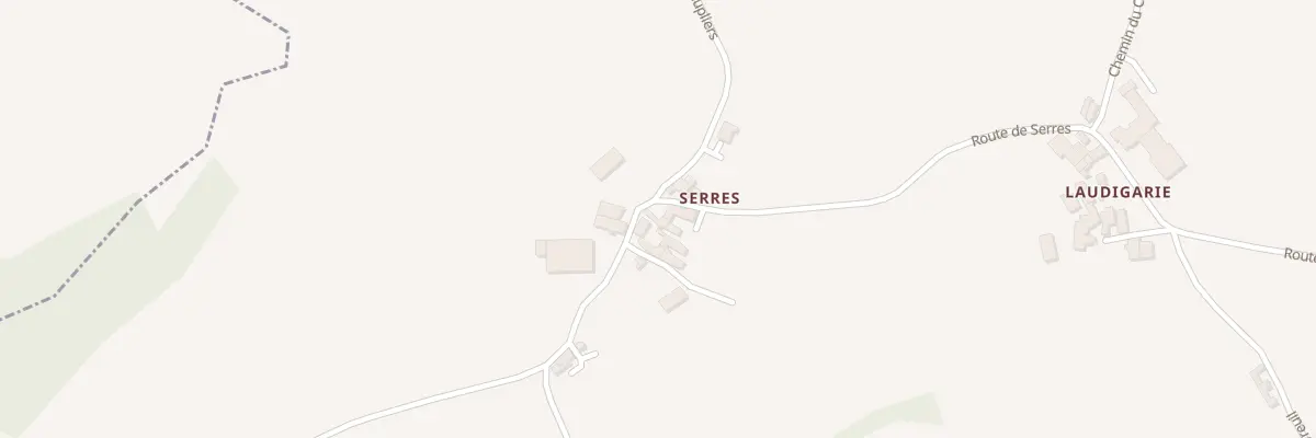 Plan du 5058 Serres à Cabanès