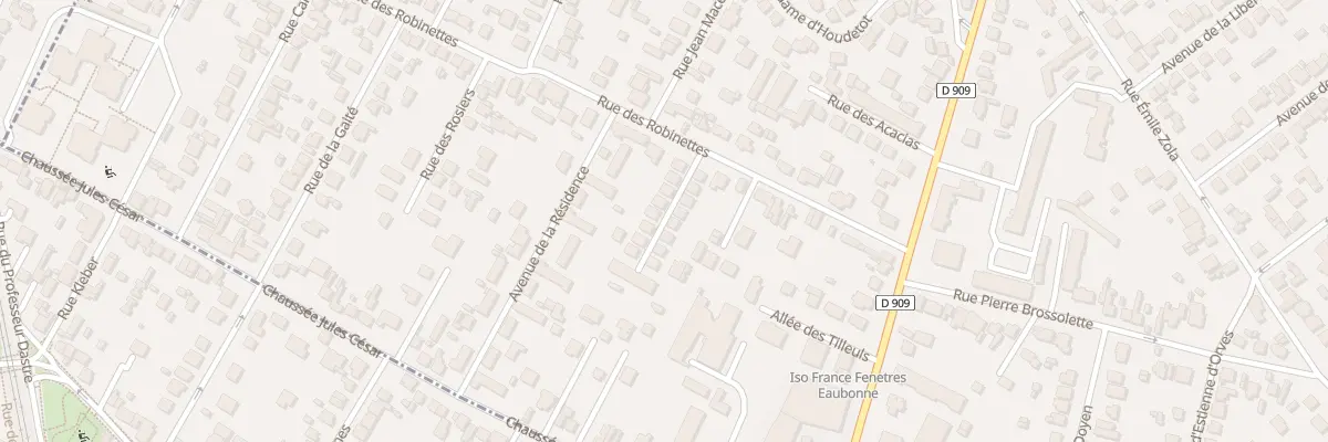 Plan du 72J Rue des Robinettes à Eaubonne