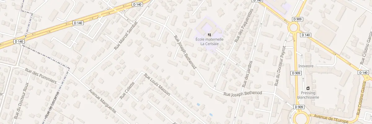 Plan du 21 Rue du Docteur Peyrot à Eaubonne