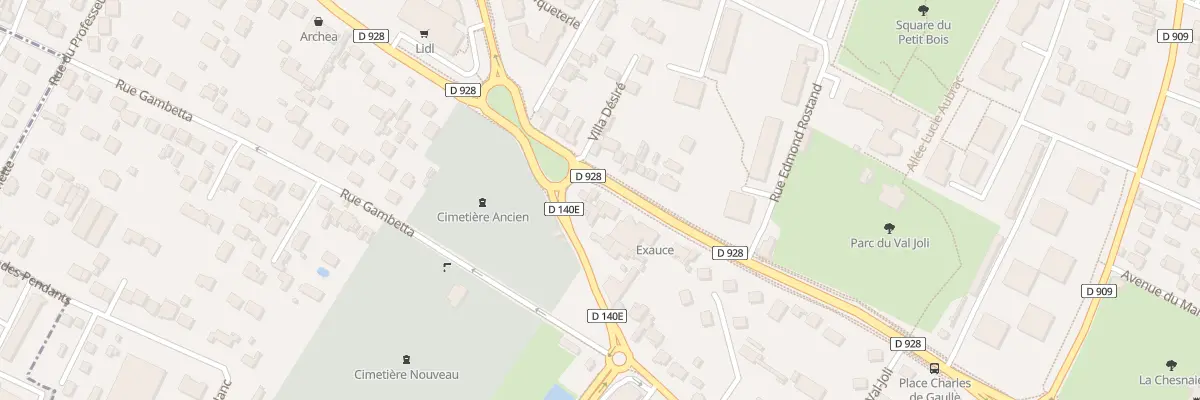 Plan du 31 Rte de St Leu à Eaubonne