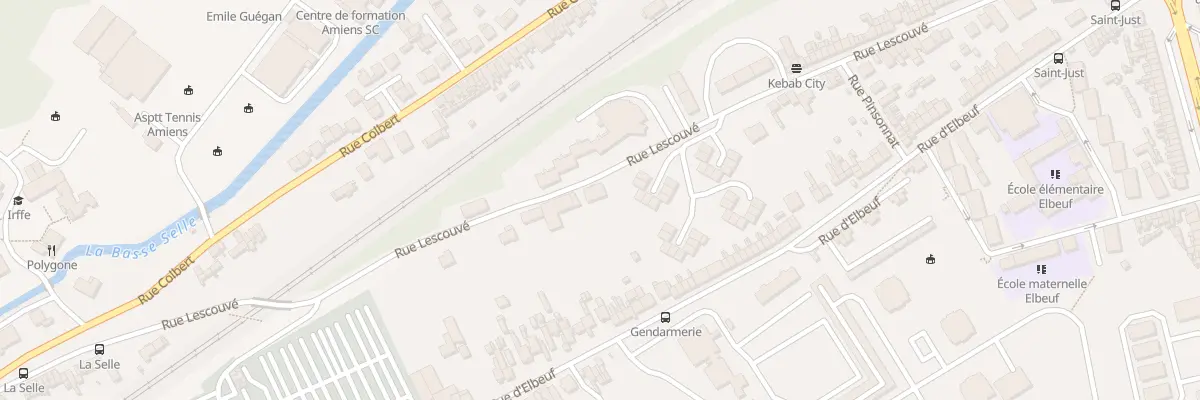 Plan du 181 Rue Lescouvé à Amiens