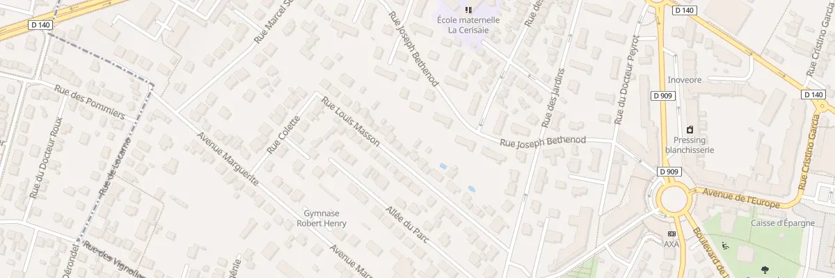 Plan du 22 Rue Louis Masson à Eaubonne