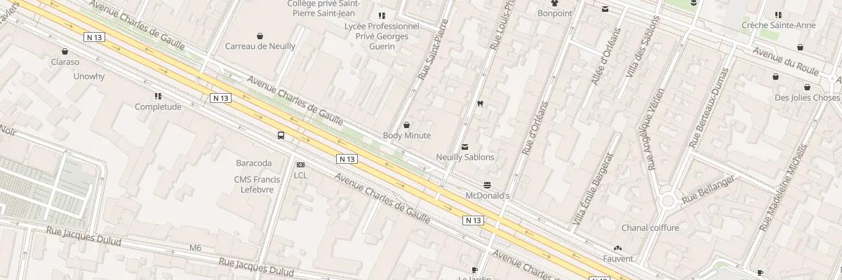 Plan du 82 Av Charles de Gaulle à Neuilly-sur-Seine