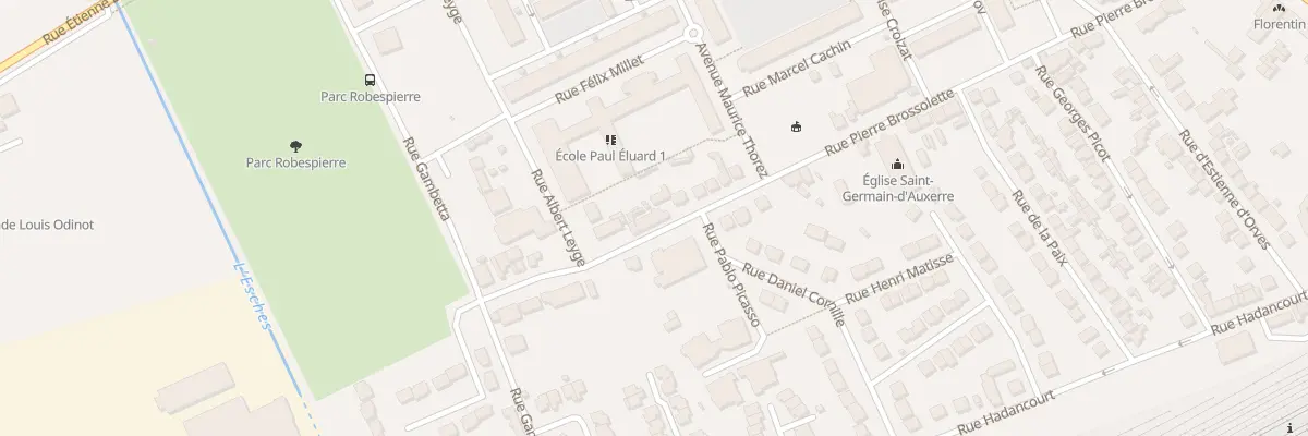 Plan du 60 Rue Pierre Brossolette à Persan