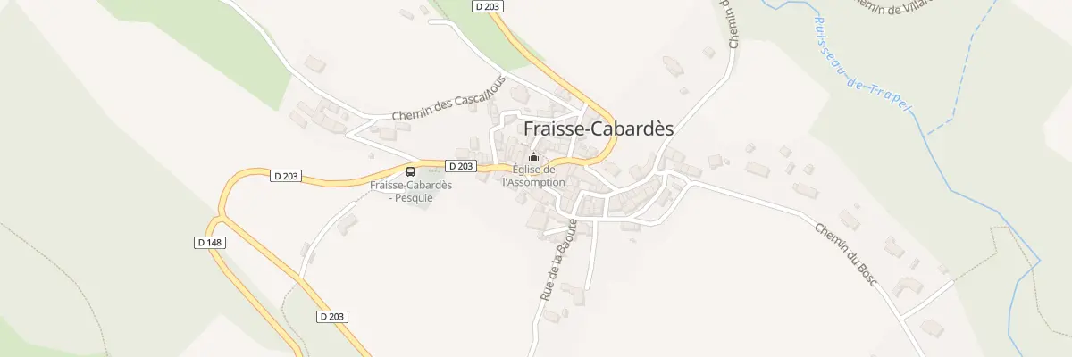 Plan du 28 Le Village à Fraisse-Cabardès