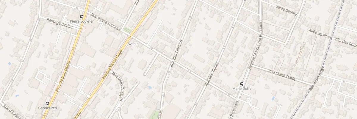 Plan du 29 Rue Pierre Louvrier à Clamart