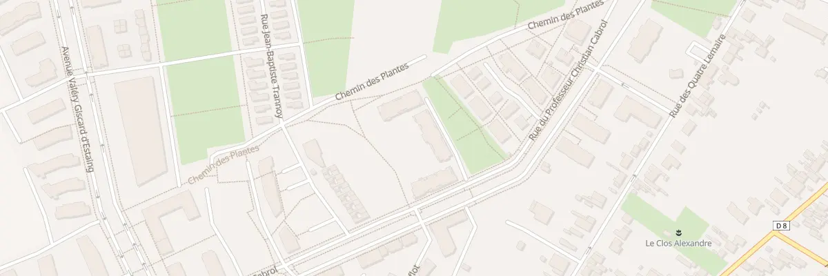 Plan du 64 Rue du Prof Christian Cabrol à Amiens