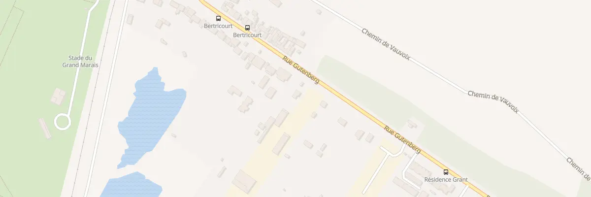 Plan du 111 Rue Gutenberg à Amiens