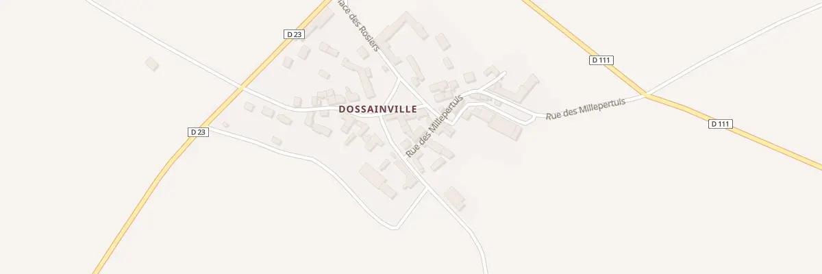 Plan du 2 Rue des Millepertuis à Césarville-Dossainville