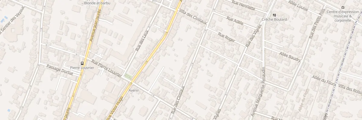 Plan du 51 Rue des Closiaux à Clamart