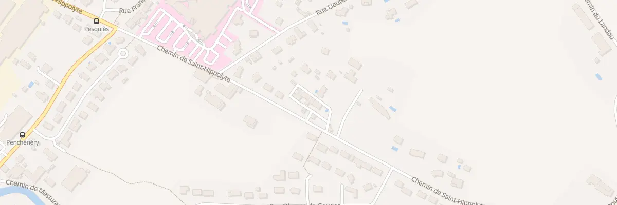 Plan du 8 Tra du Pesquié à Castres