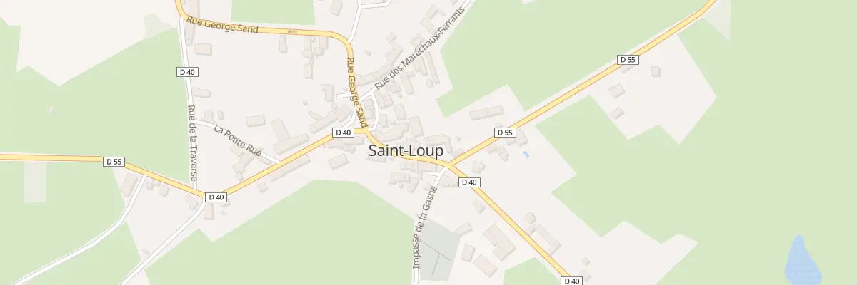Plan du 5100 Le Bourg à Saint-Loup