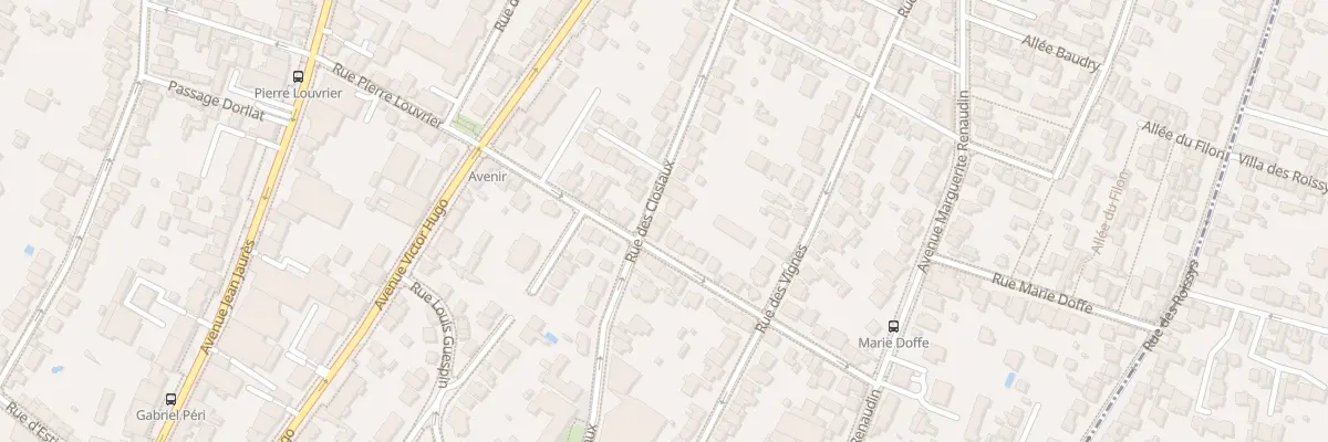 Plan du 40 Rue des Closiaux à Clamart