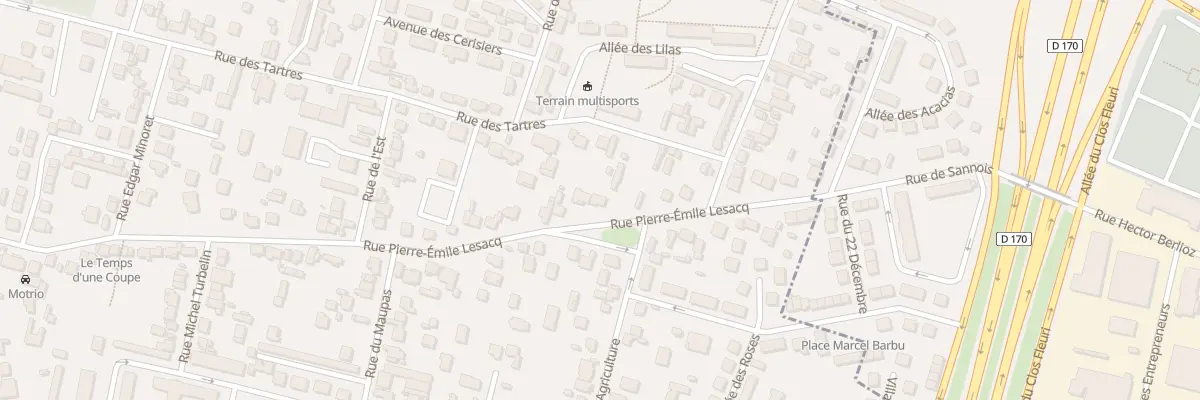 Plan du 45 Rue Pierre Emile Lesacq à Sannois