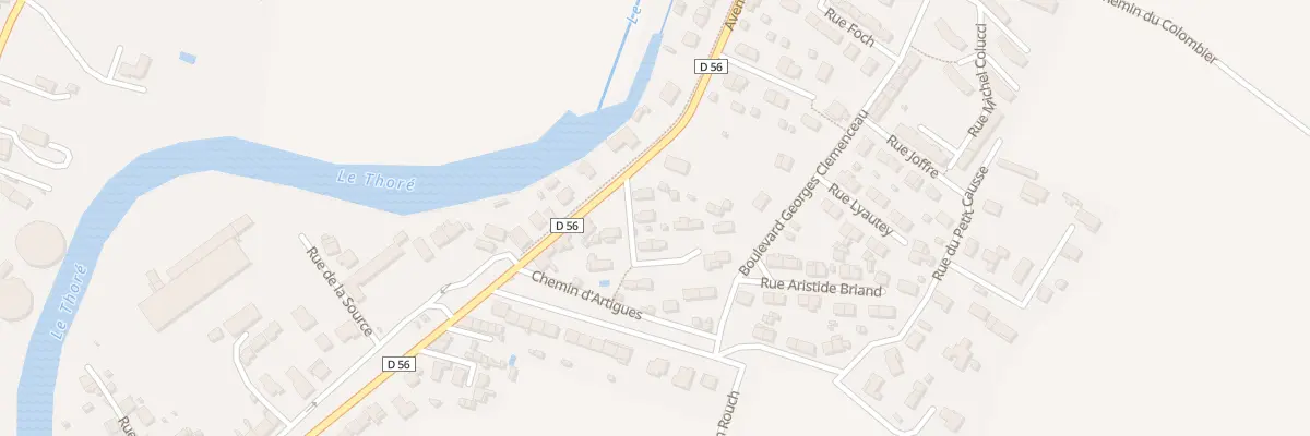 Plan du 3 Rue de Lattre de Tassigny à Labruguière