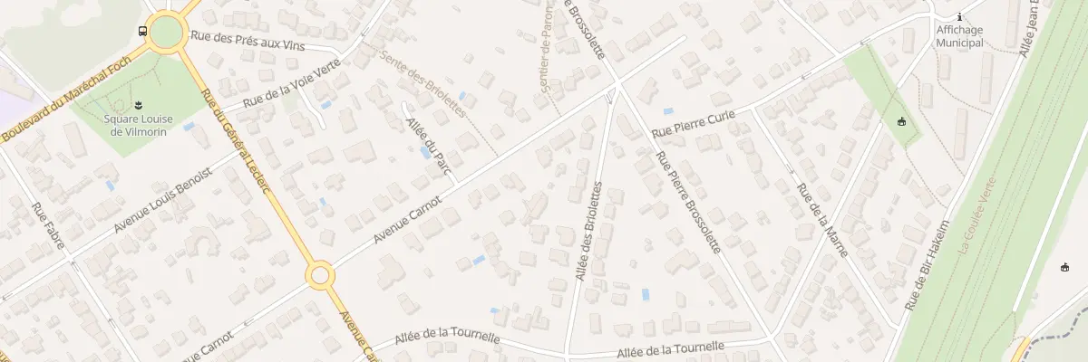 Plan du 40B Av Carnot à Verrières-le-Buisson