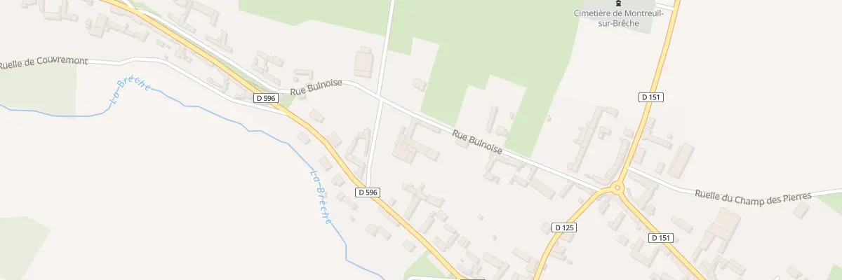 Plan du 381 Rue Bulnoise à Montreuil-sur-Brêche