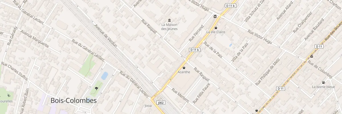 Plan du 35 Rue Raspail à Bois-Colombes