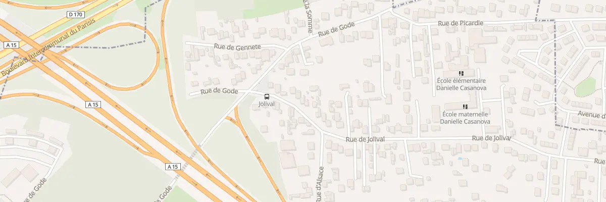 Plan du 13 Rue de Jolival à Argenteuil