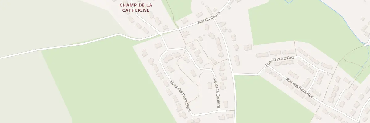 Plan du 4 Rue de la Carriere à Morthomiers