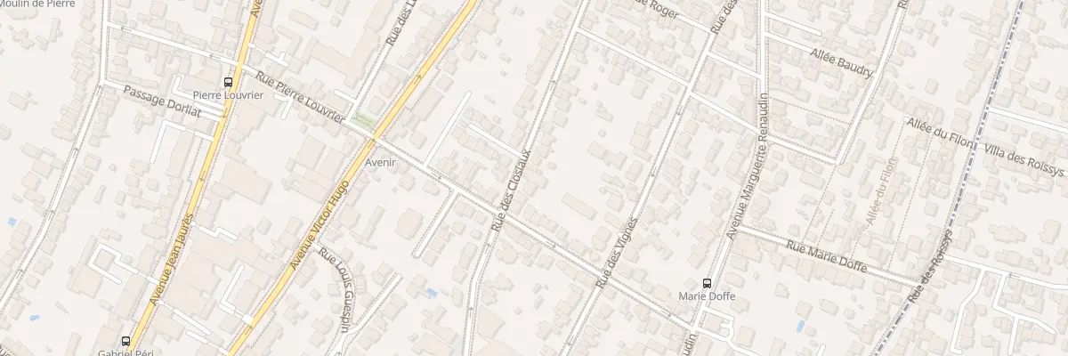 Plan du 44 Rue des Closiaux à Clamart