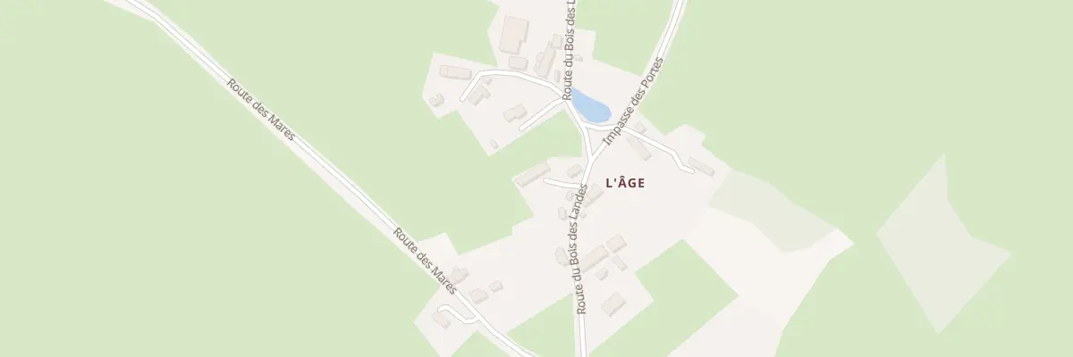 Plan du 15 Lage à Saint-Loup