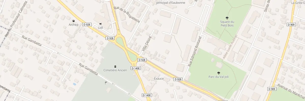 Plan du 18 Rte de Saint-leu à Eaubonne