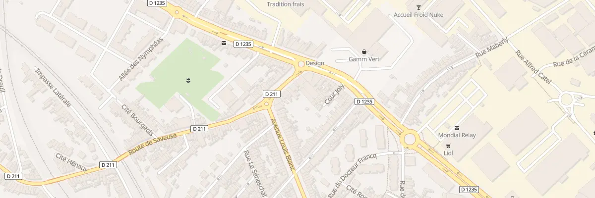 Plan du 15 Rue de Saveuse à Amiens