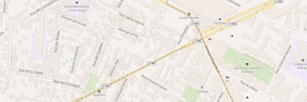 Plan du 135 Av de l’Agent Sarre à Colombes