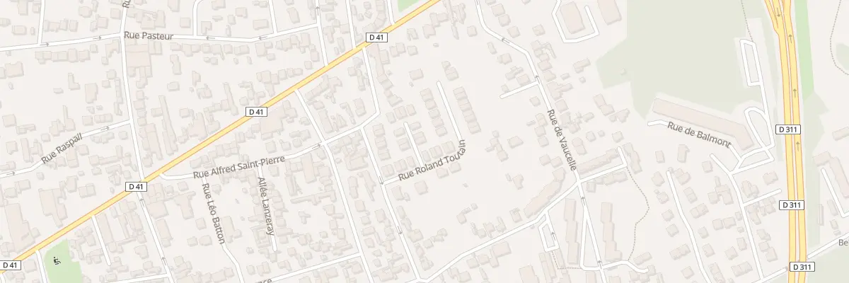 Plan du 4 All de la Fontaine de Vaucelle à Argenteuil