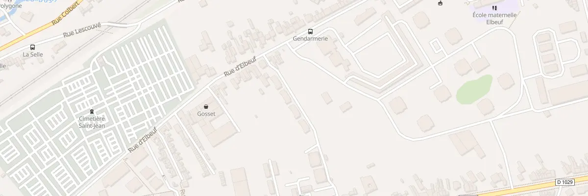 Plan du 215 Rue d’Elbeuf à Amiens
