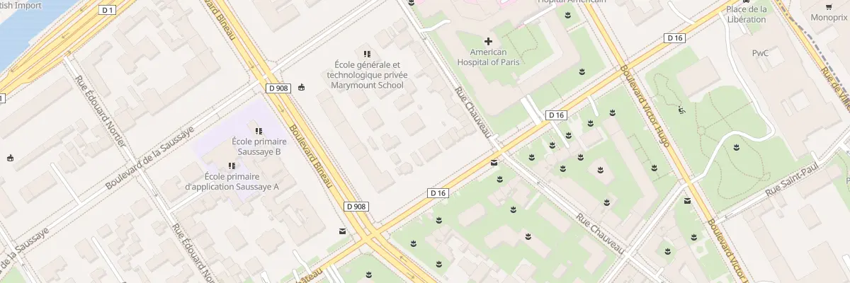 Plan du 45 Bd du Château à Neuilly-sur-Seine