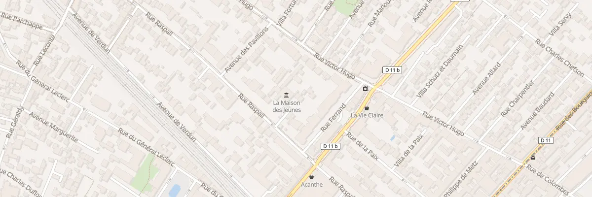 Plan du 46 Rue Raspail à Bois-Colombes