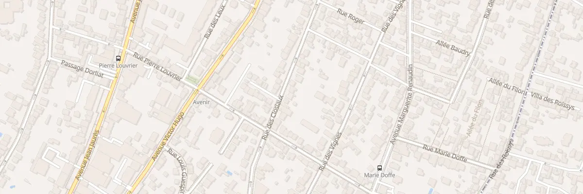 Plan du 50 Rue des Closiaux à Clamart