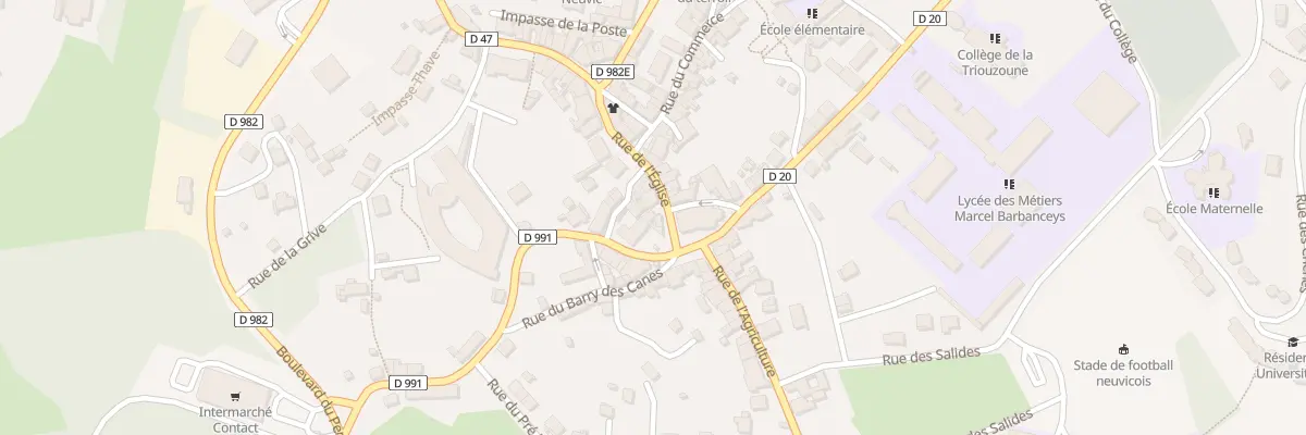 Plan du 5319 Pl de l’Eglise à Neuvic