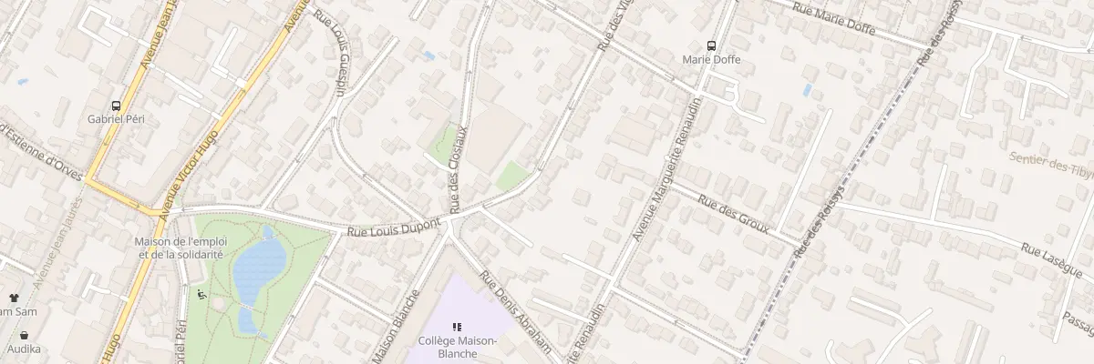 Plan du 14 Rue des Vignes à Clamart
