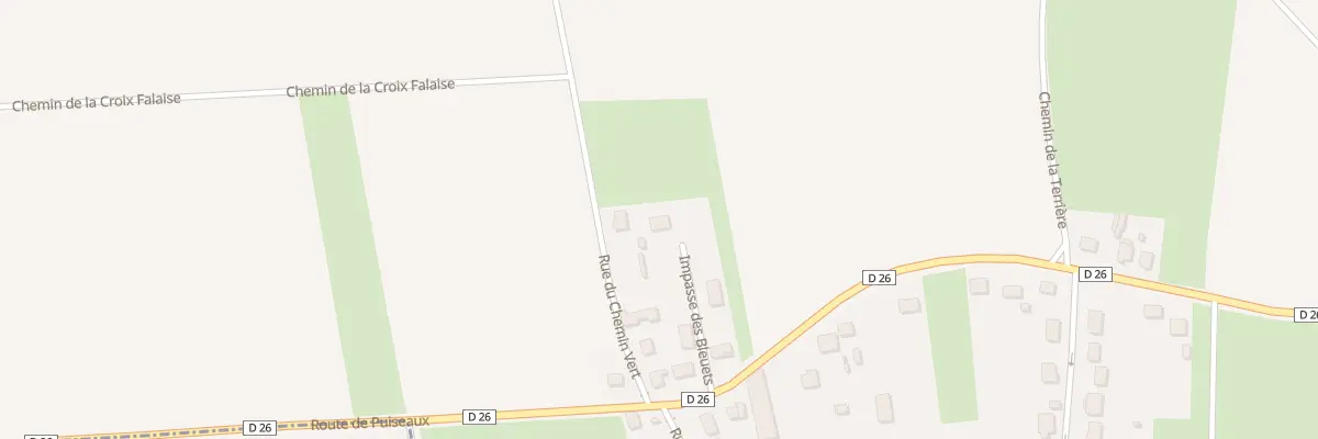 Plan du 3 Imp des Bleuets à Bondaroy