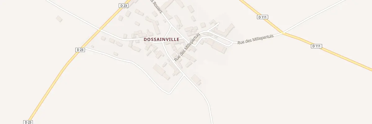 Plan du 1 Rue des Millepertuis à Césarville-Dossainville