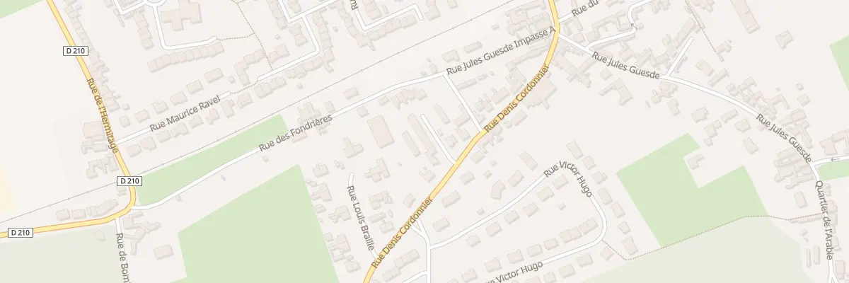 Plan du 4 Rue Denis Cordonnier Impasse a à Blendecques