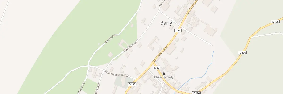 Plan du 16 Rue du Haut à Barly