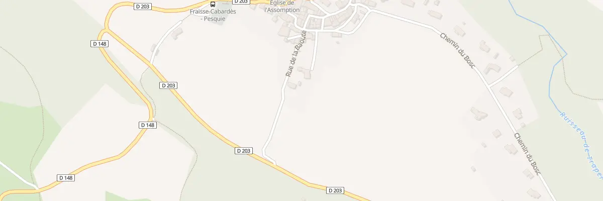 Plan du 65 Le Village à Fraisse-Cabardès