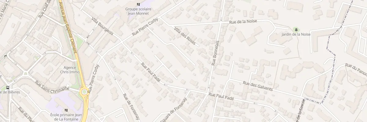 Plan du 34 Rue Pierre Corby à Clamart
