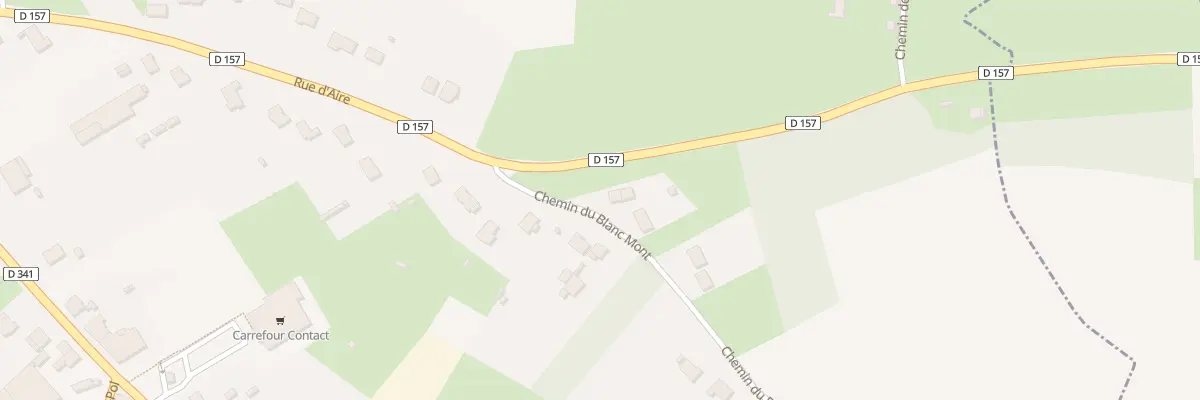 Plan du 5 Che du Blanc Mont à Thérouanne