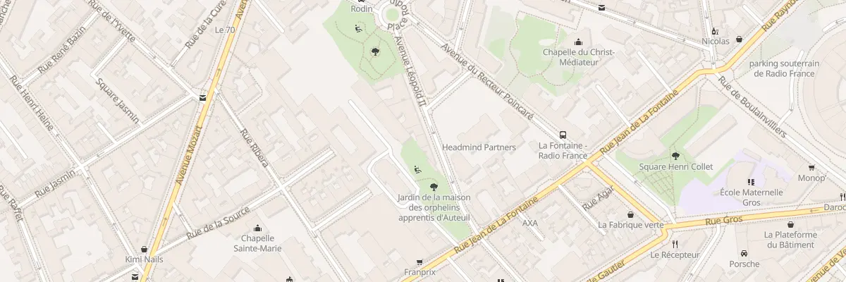 Plan du 15 Av Léopold II à Paris 16e Arrondissement