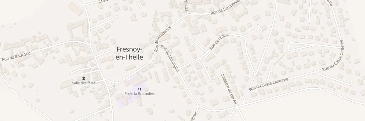 Plan du 4T Rue de Morangles à Fresnoy-en-Thelle