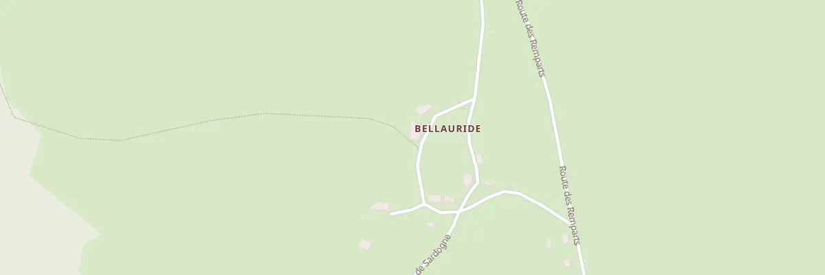 Plan du 6070 Bellauride à Chalvignac
