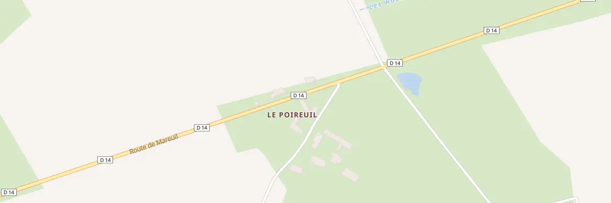 Plan du 3 Le Poireuil à Venesmes